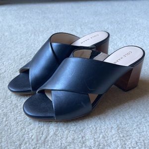 Cole Haan Dakota Criss Cross Mule - 6.5 - Black